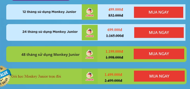 Huong dan kich hoat phan mem monkey junior tron doi