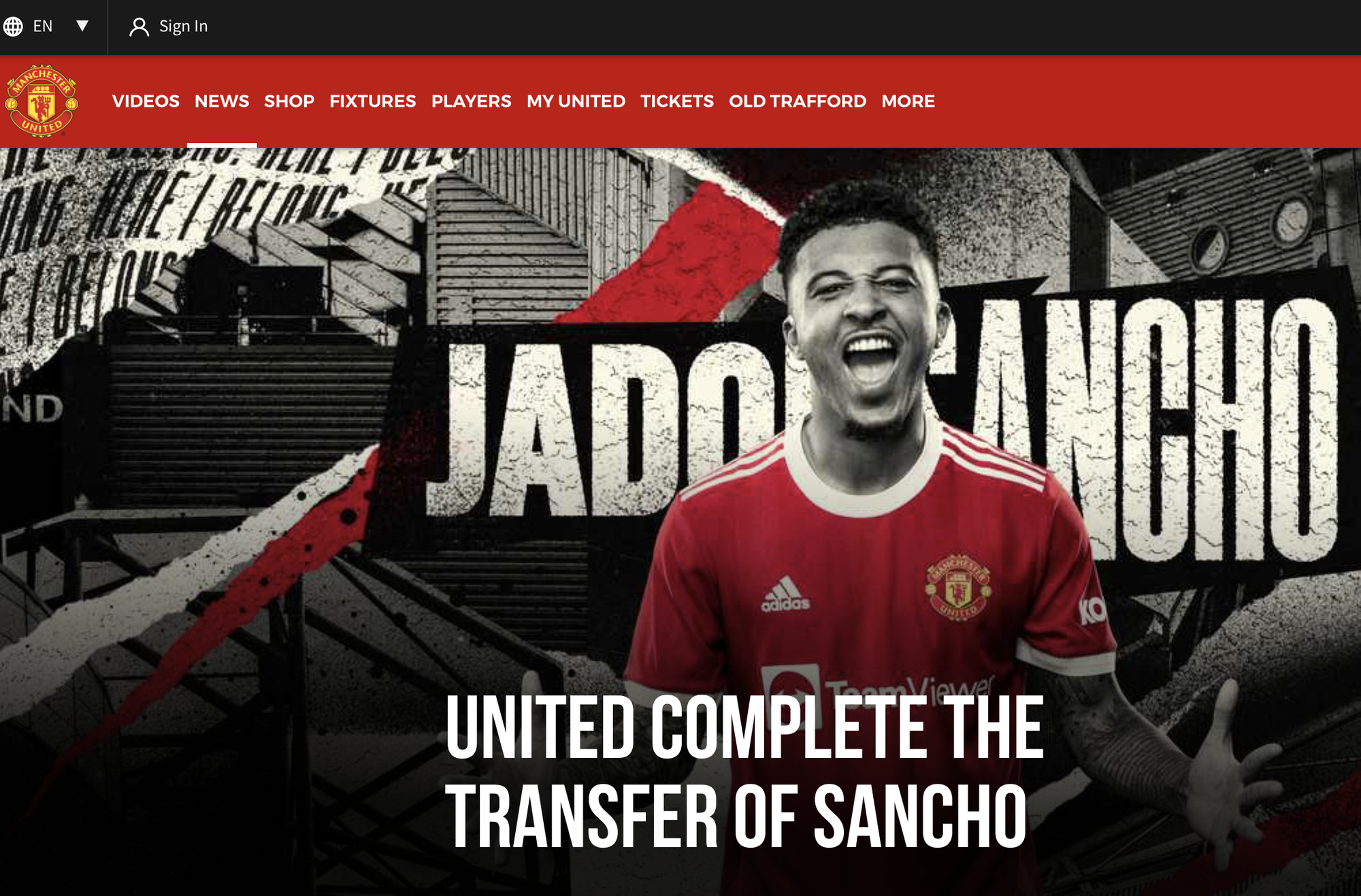Các trang web bán áo Manchester United khác